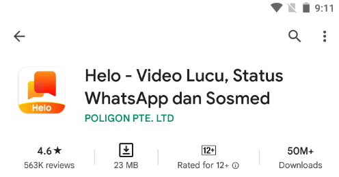 Helo - Video Lucu, Status WhatsApp dan Sosmed