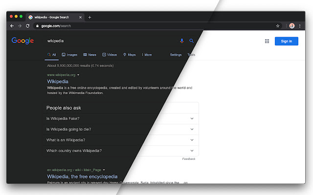 Cara Mengaktifkan Dark Mode di Penelusuran Google