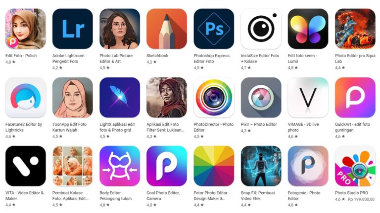 Rekomendasi Aplikasi Edit Foto di HP Terbaik